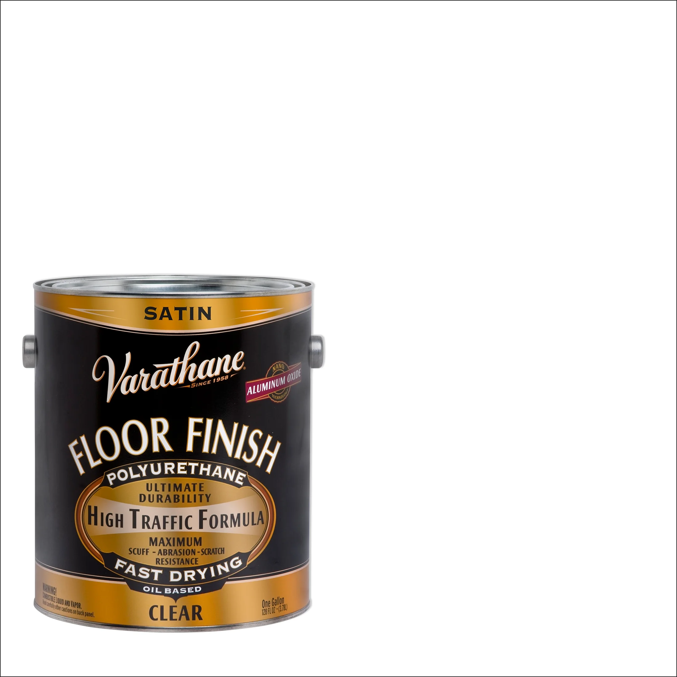 Clear(350 Voc), Varathane Classic Wood Floor Finish ( Oil-Based) Satin - 214552, Gallon- 2 Pack