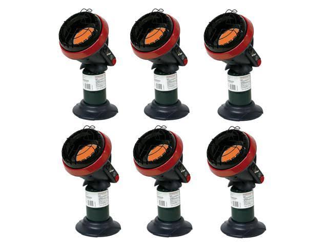 Mr. Heater F215100 Portable Little Buddy Propane Heater (6-Pack)