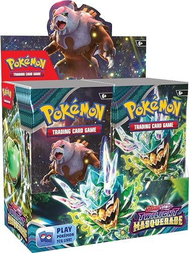 Pok&eacute;mon TCG: Scarlet & Violet, Collectible Cards Twilight Masquerade Booster Display Box (36 Boosters)