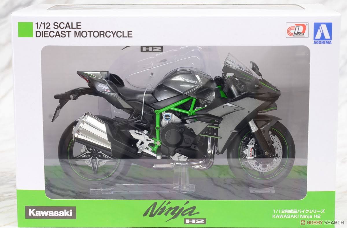 Aoshima Skynet 04569 Kawasaki Ninja H2 1/12 Scale Finished Model