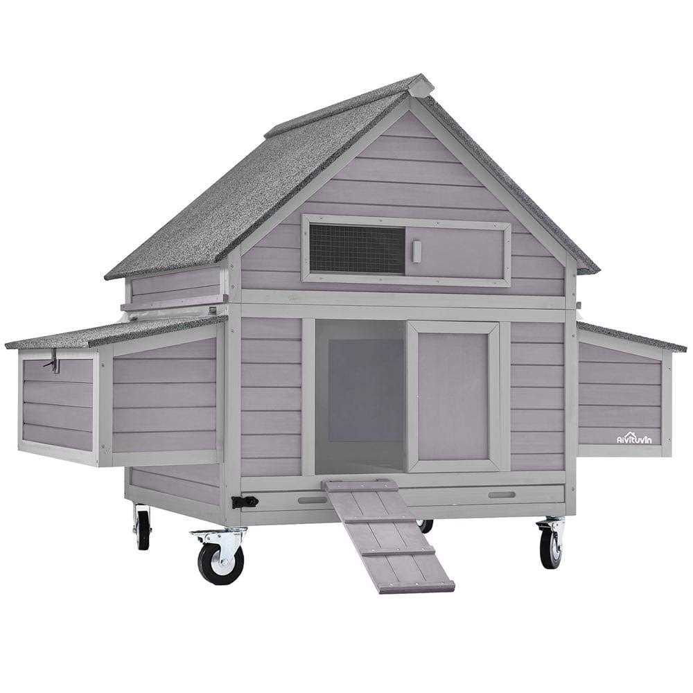 aivituvin Large Chicken Tractor for 2-3 Chickens AIR67 - Pet Supplies online store