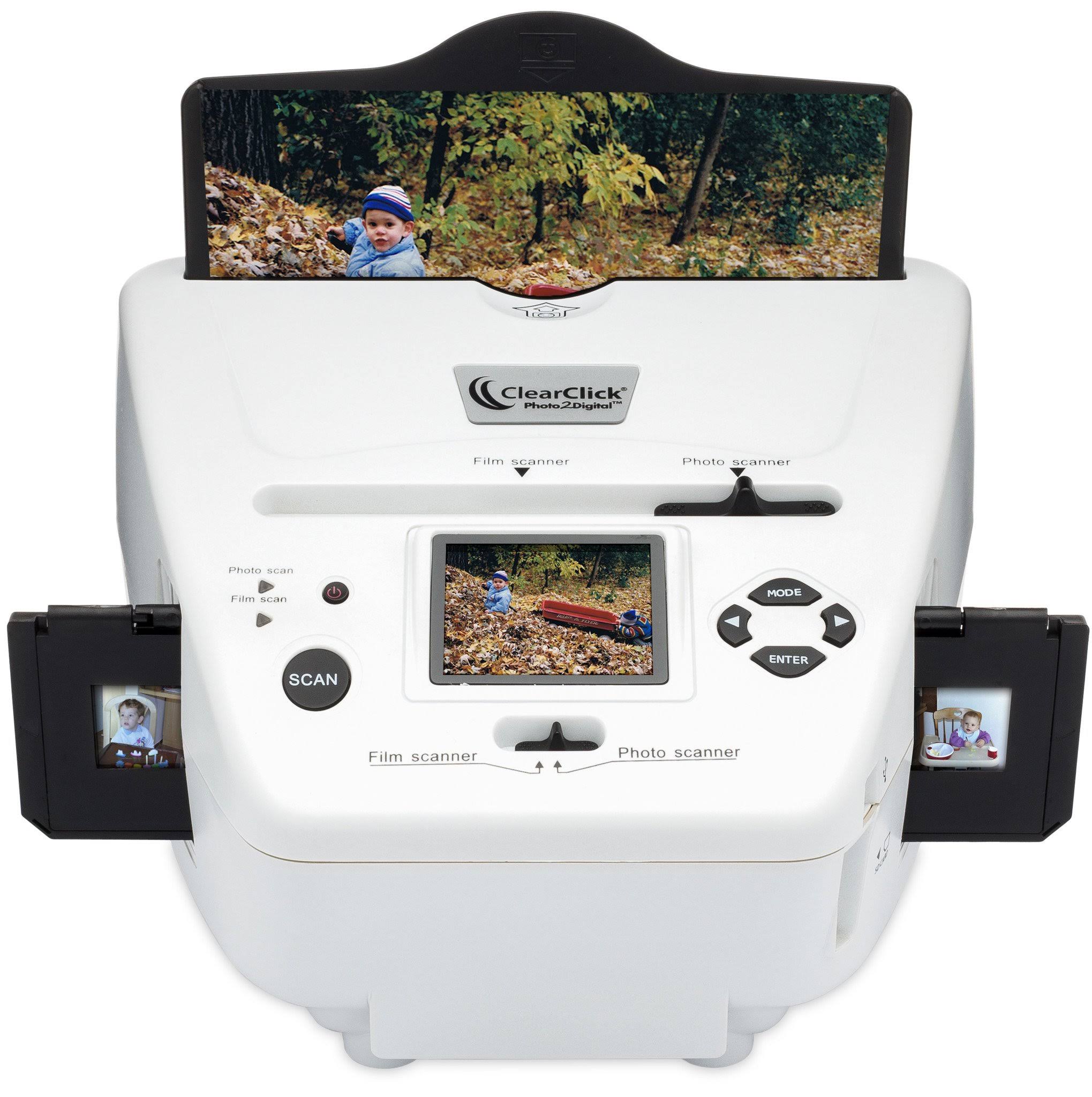 Clearclick Photo to Digital Photo, Slide, and Film Scanner with 4 GB Memory Card