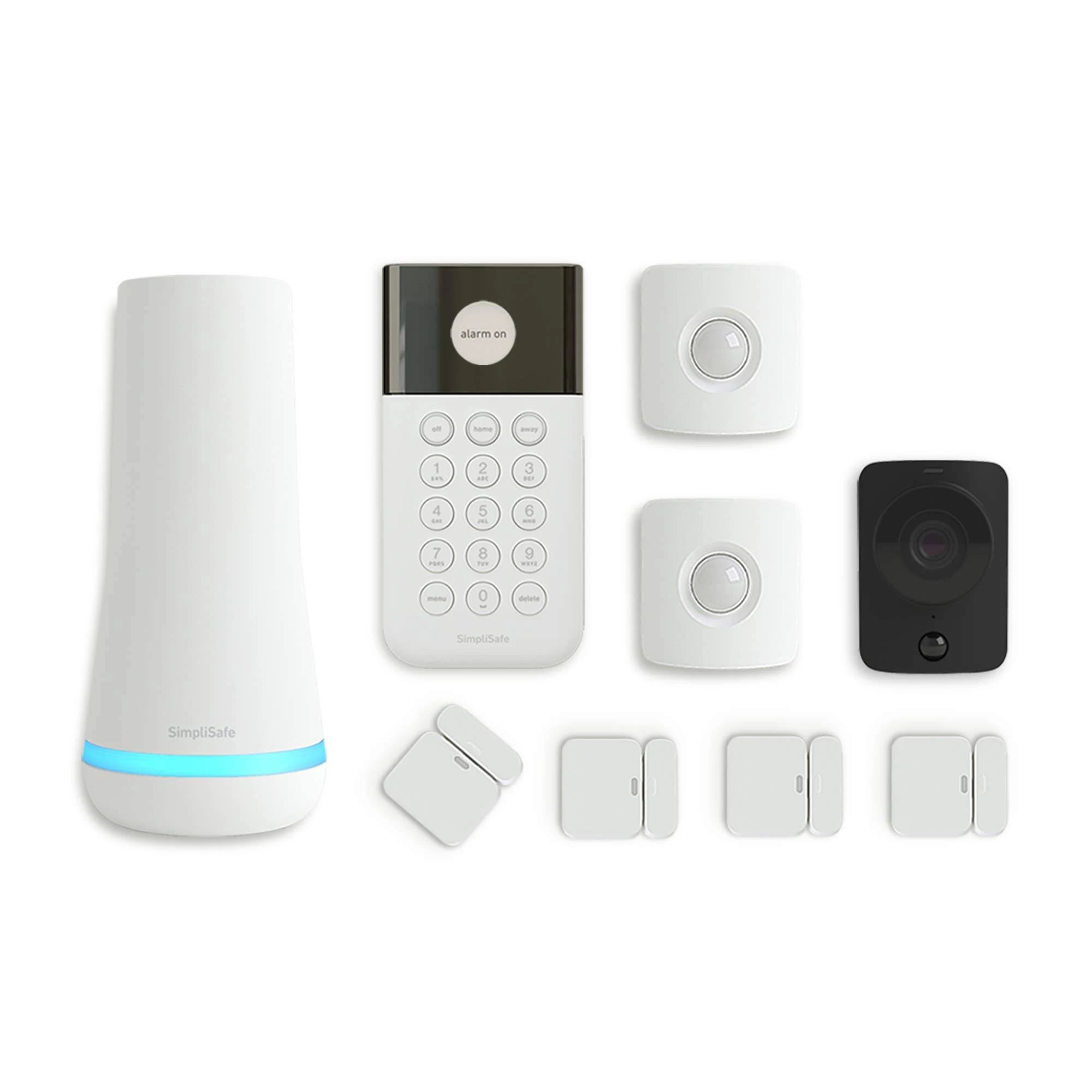 SimpliSafe 9 Piece Wireless Home Security System W/Hd Camera - Optional 24/7 Professional Monitoring - No Contract - Compatible