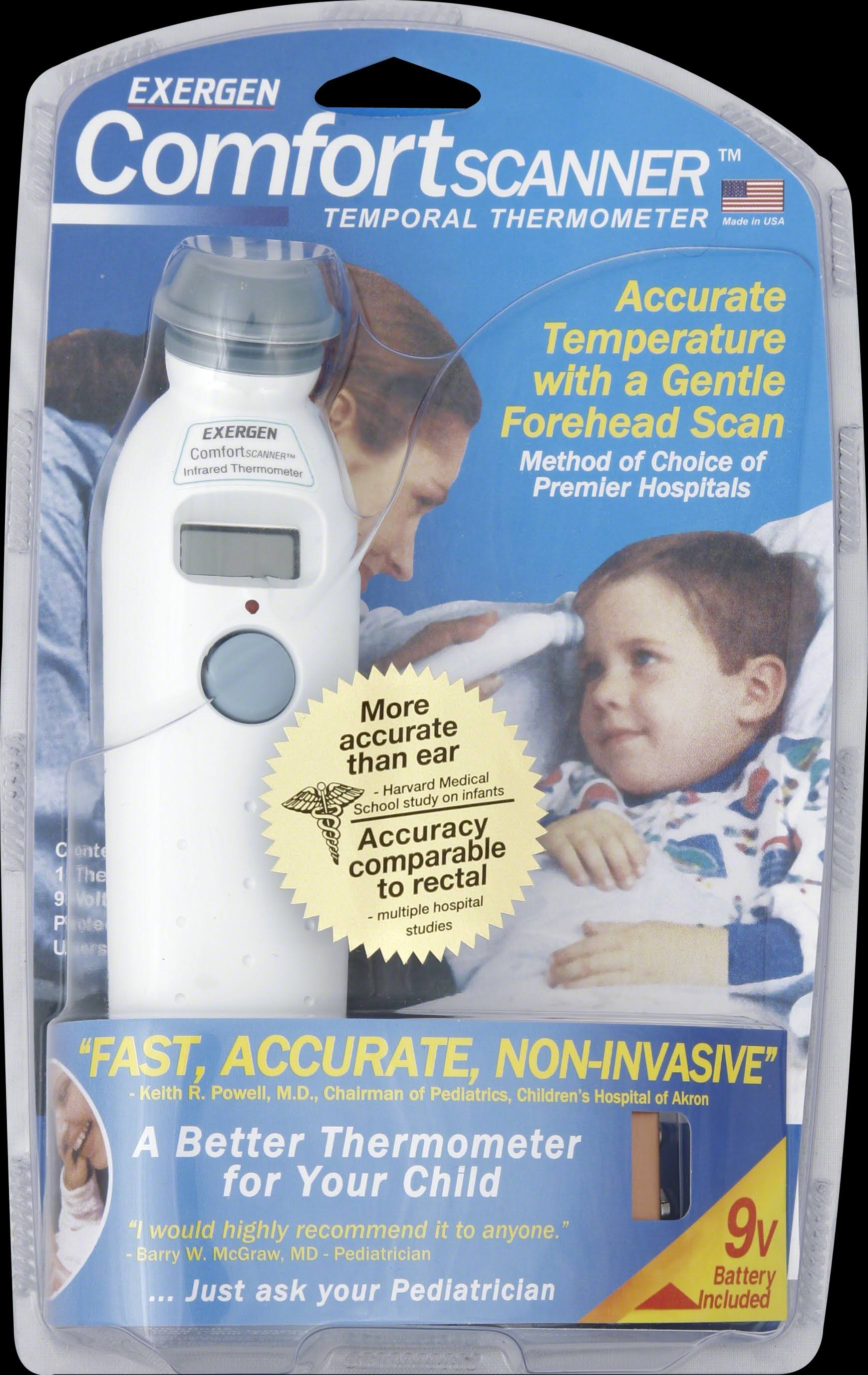 Exergen Comfort Scanner Temporal Thermometer