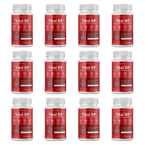 (12 Pack) Vital BP - Cardiovascular Health Support Dietary Supplement - Kansas Nuitrition - HNZSDS