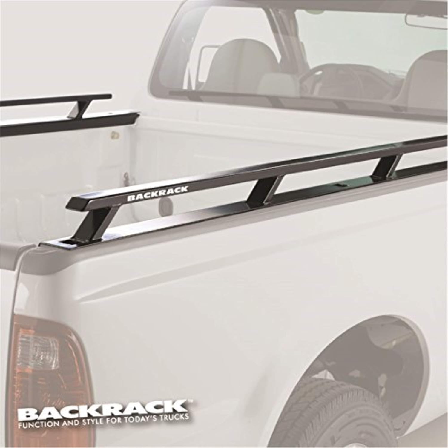 RealTruck BACKRACK Side Rails to use w/Standard Bed | Black, No Drill | 80524 | Fits 2017-2024 Chevrolet/GMC Silverado/Sierra 1500