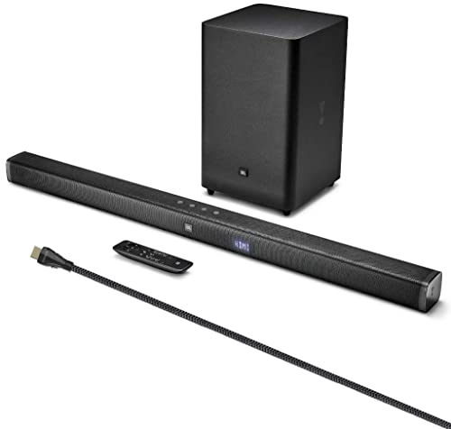 JBL Bar 2.1 Deep Bass (MK2) - 2.1 channel soundbar with wireless subwoofer (6.5’’), 300W Max output, Bluetooth enable (Black)