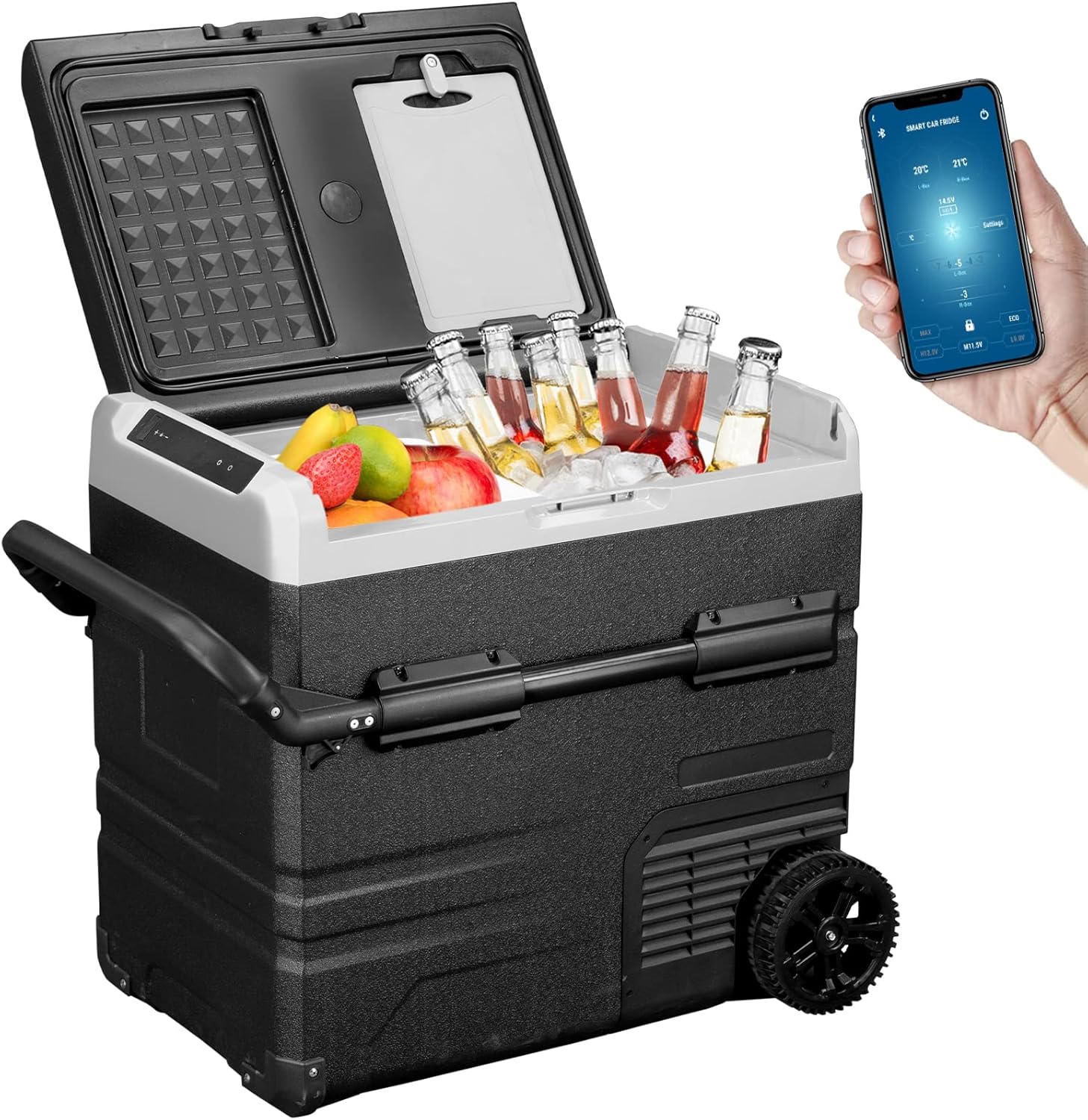 VEVOR 12 Volt Refrigerator 48Qt