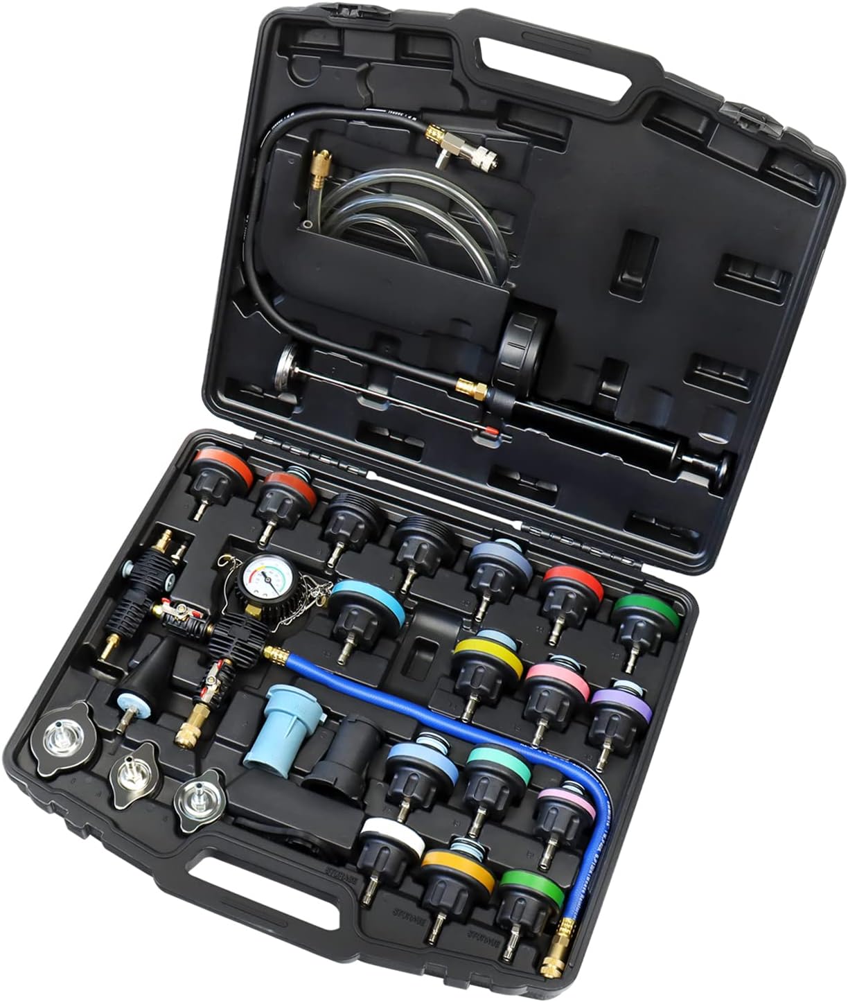 JIFETOR Radiator Coolant Pressure Tester Vacuum Refill Tool Kit