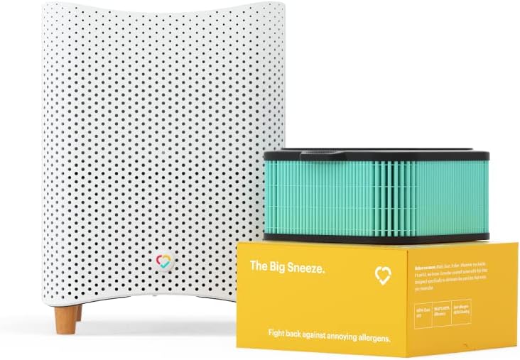 Mila Air Purifier with Basic Breather Filter (H12 HEPA), High-Performance Filter for Smoke, Allergens, Dust, Pollution & Pet Dander, 447 CADR, 1