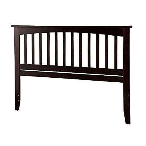 AFI Mission Full Size Headboard with Attachable Charger in Walnut