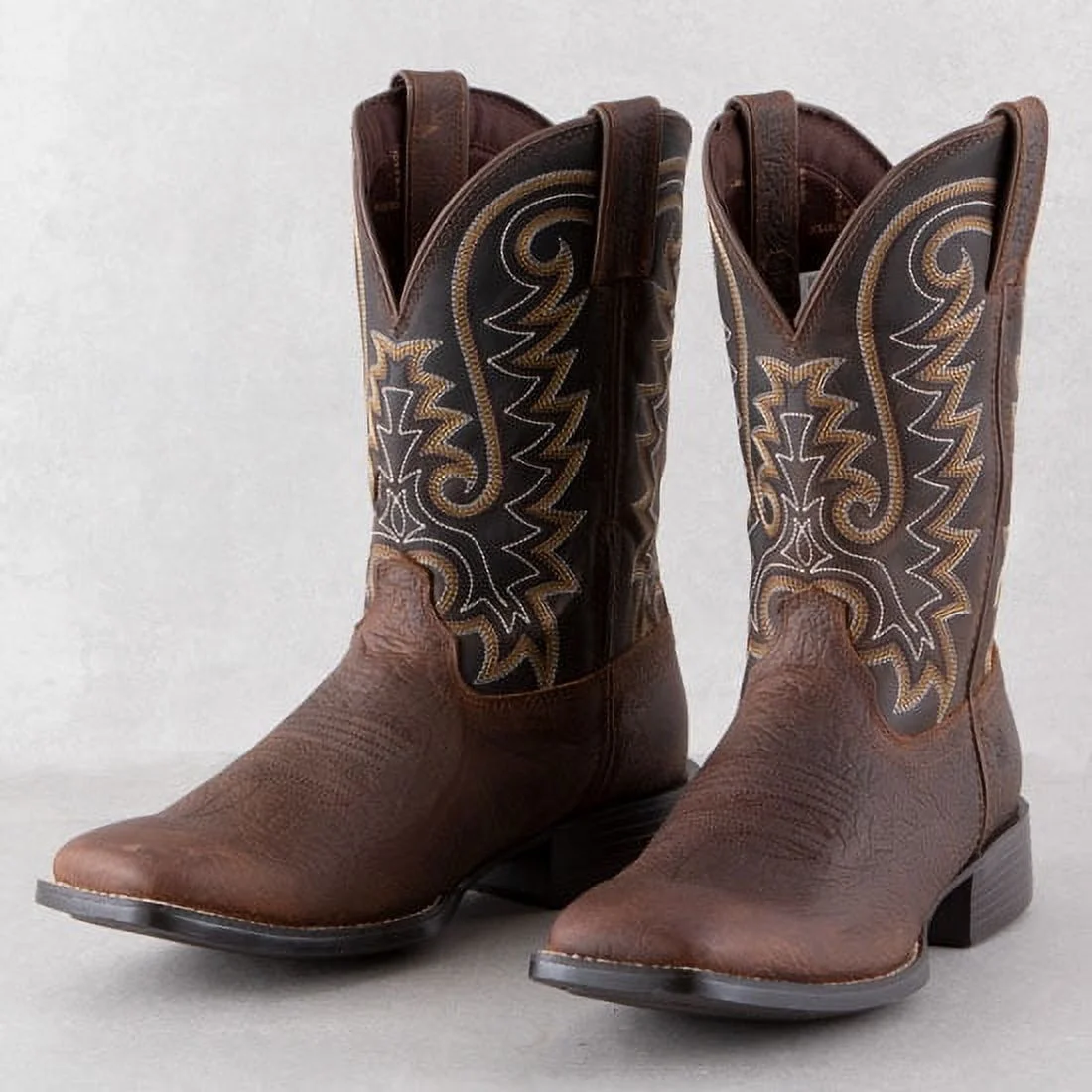 Durango Men's Westward Western Performance Boot Broad Square Toe Dark Brown 13 EE  US - Curated Treasures Market