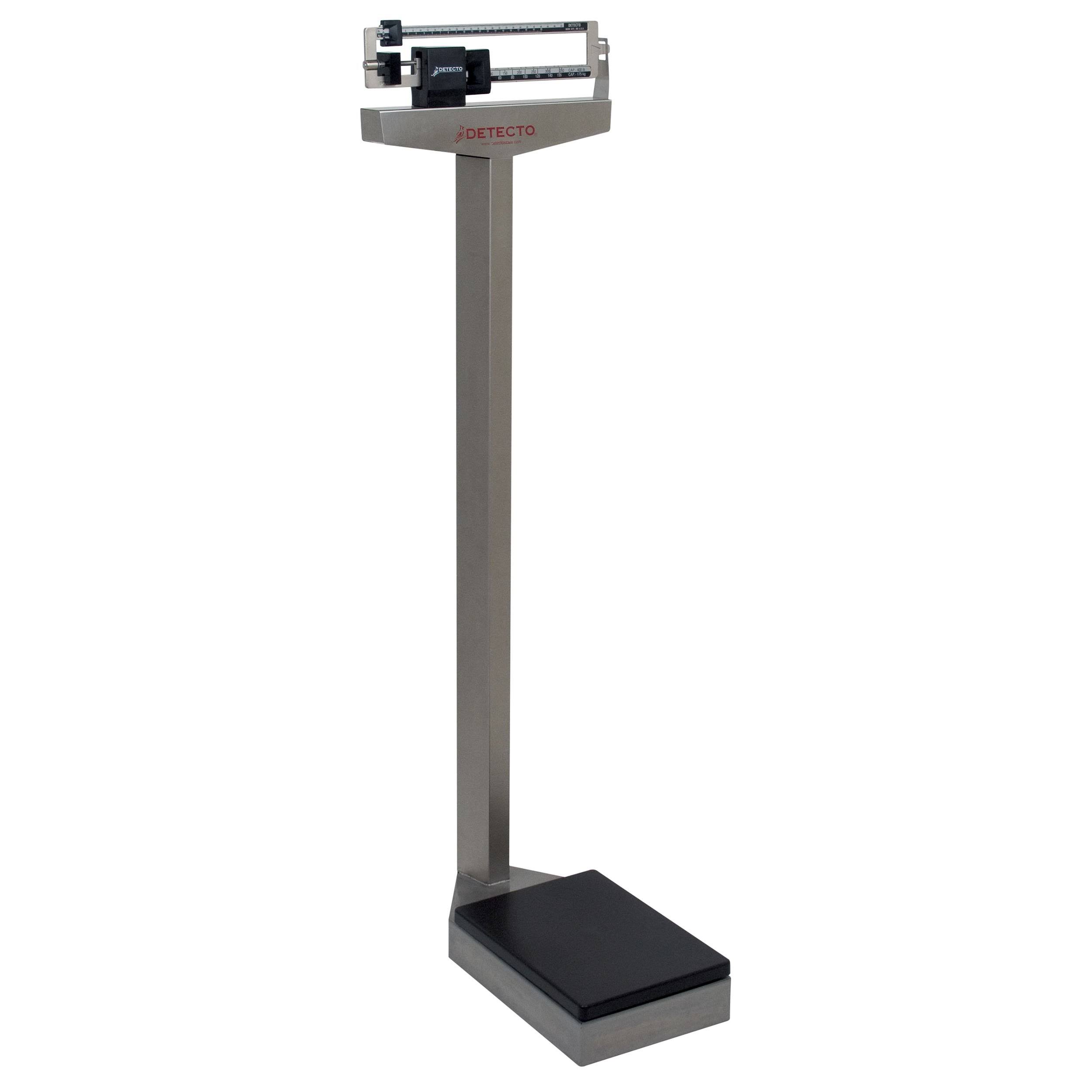 Detecto Eye Level Stainless Steel Physician Scale; with Height Rod 339S