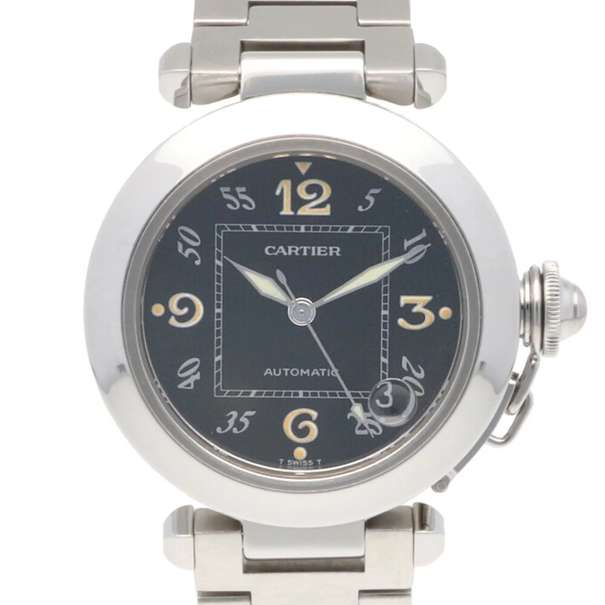 Pre-Owned Cartier CARTIER Pasha C watch stainless steel 2324 unisex (Good)