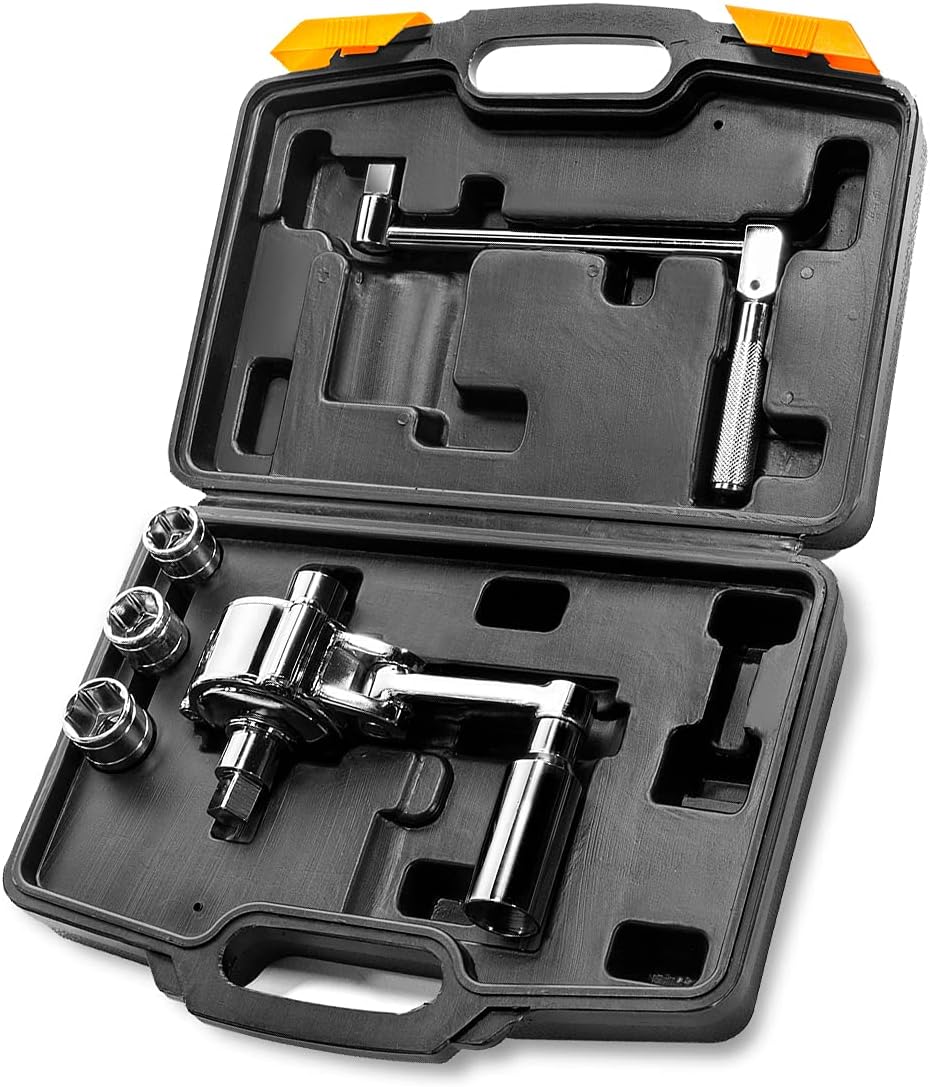 XtremepowerUS Torque Wrench Multiplier Lug Nut Labor Saving Wrench Remover Set (1/2 DR) w/ Carrying Case