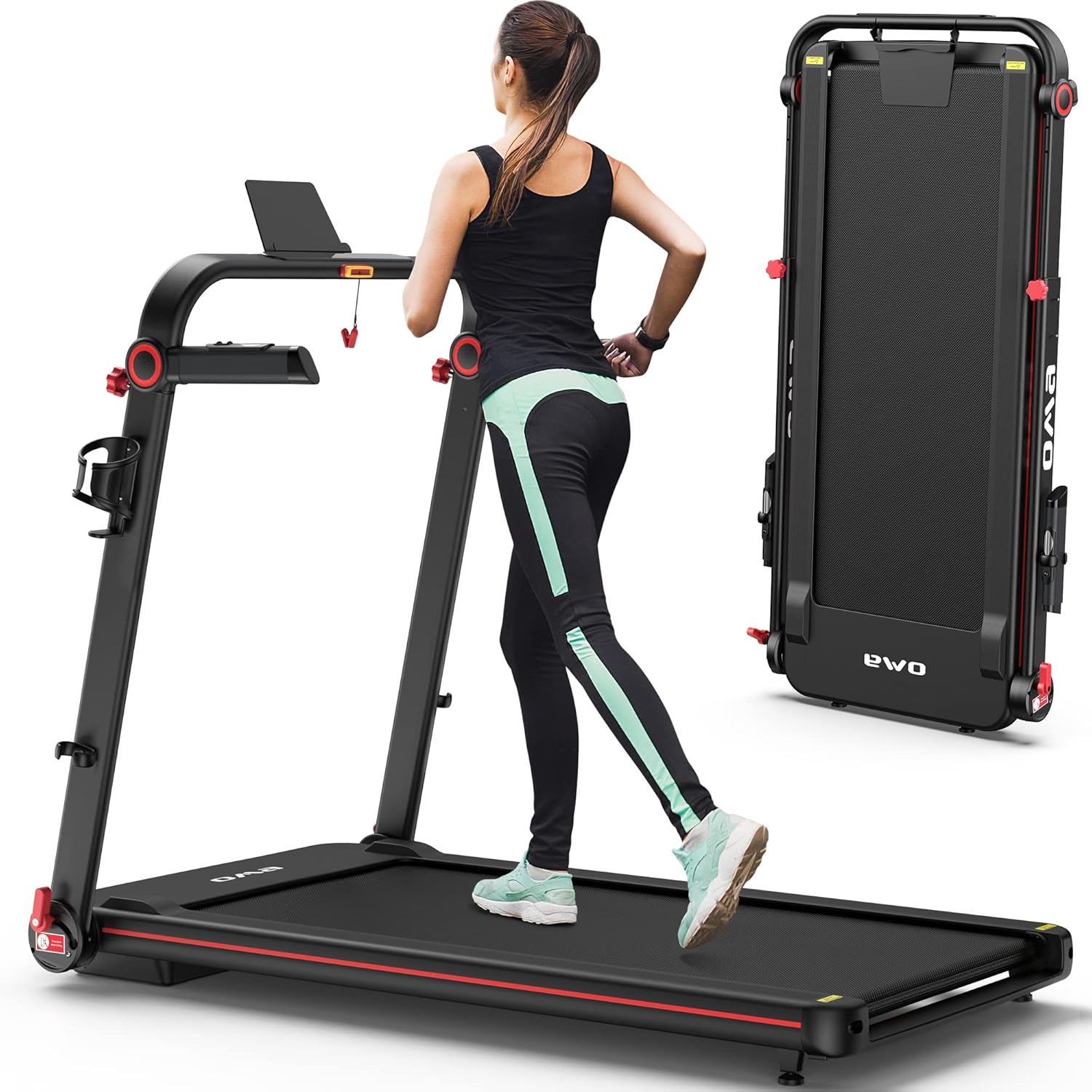 OMA Treadmills for Home 5108EB 1012EB with Max 2.25 HP 300 LBS Capacity Folding Treadmill for Running and Walking Jogging Exercise with 36 Preset