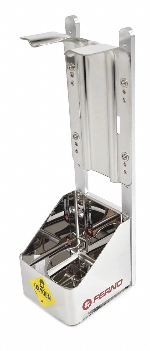 Ferno Universal Cylinder Oxygen Bracket,SS/Alm  521
