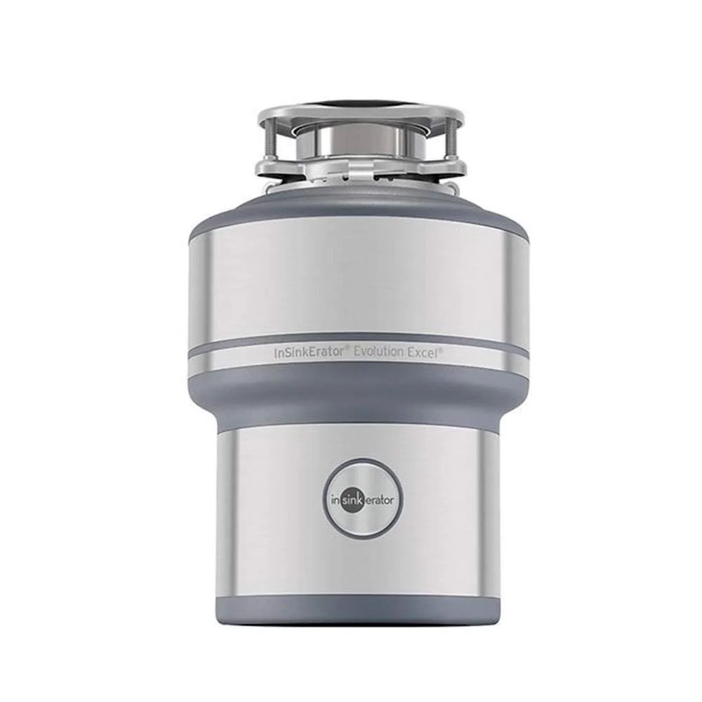 InSinkErator Garbage Disposal, Evolution Excel, Quiet Series, 1.0 HP Continuous Feed, Stainless