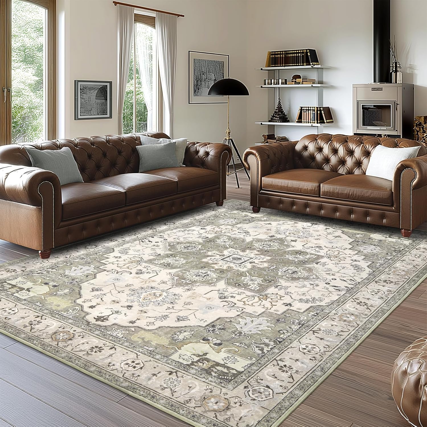 Large Area Rug for Living Room 9x12