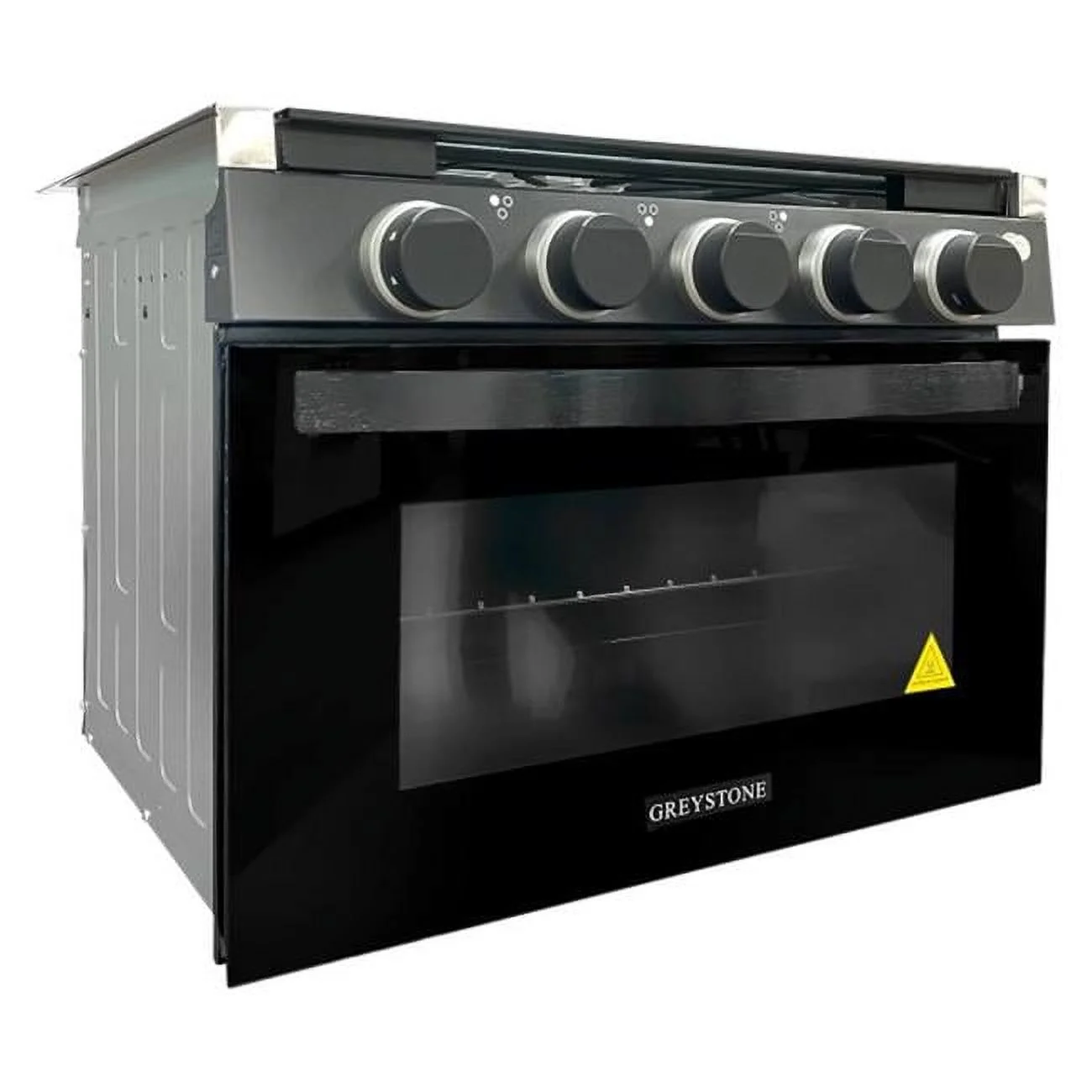 Way Interglobal  17 in. 2022 Greystone Stainless Steel 2 in 1 RV Gas Range & Cooktop