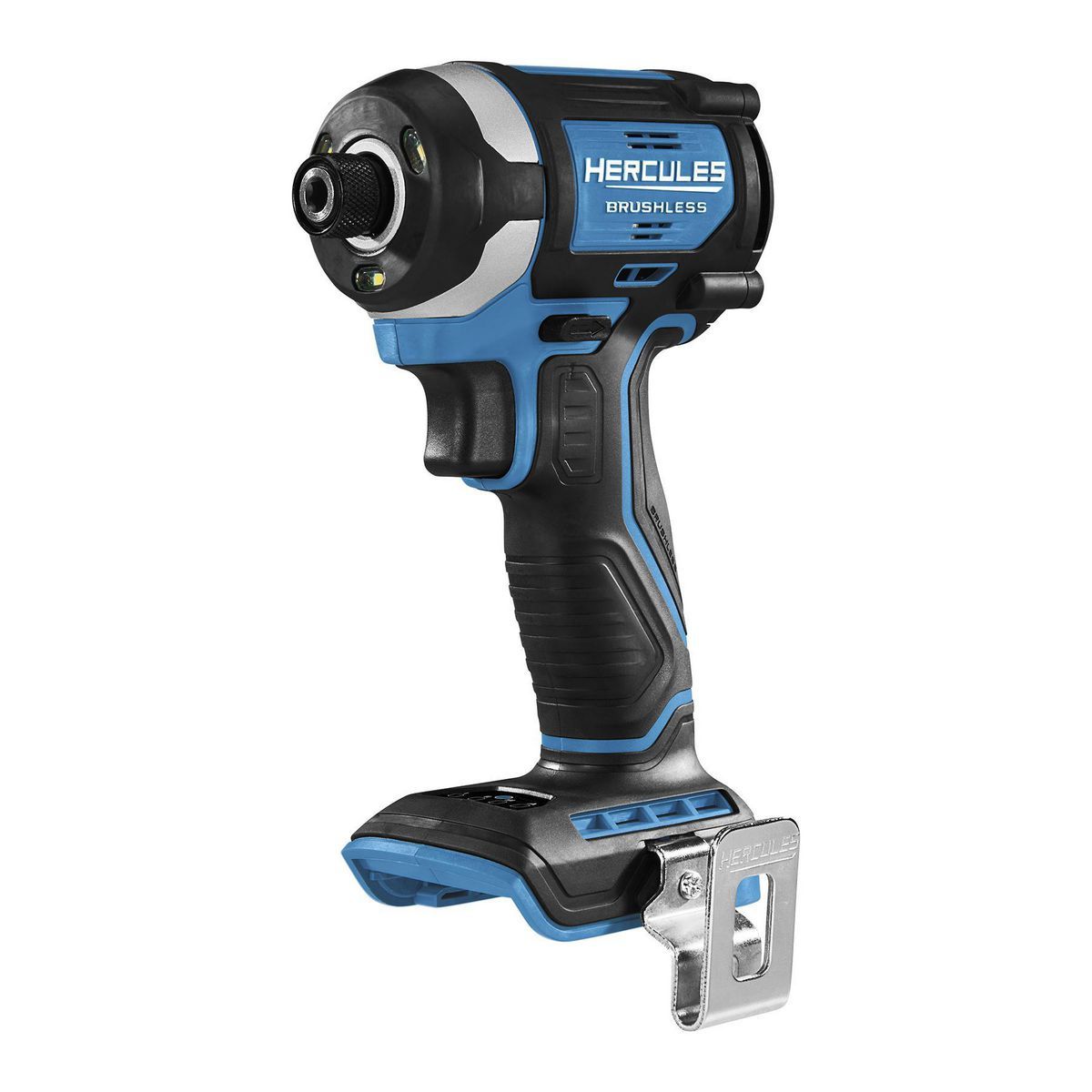 HERCULES 20V Brushless Cordless, 1/4 in. Compact, 3-Speed Impact Driver - Tool Only