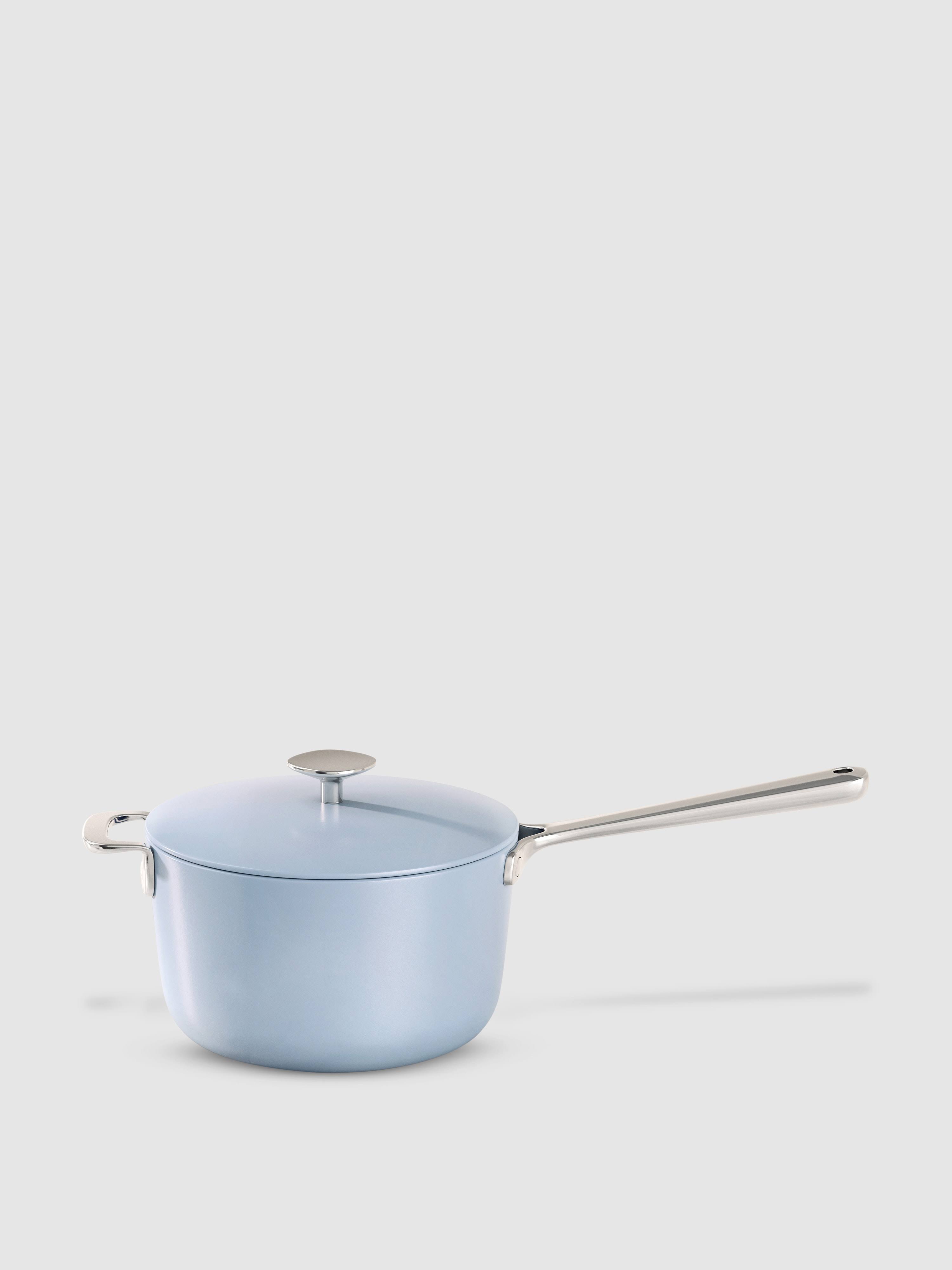 Equal Parts Sauce Pan with Lid - Light Blue