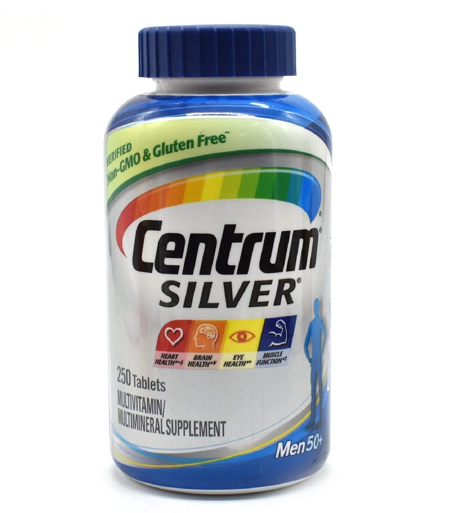 CENTRUM Centrum? Silver? Men's - 250 tablets - Kansas Nuitrition - HNZSDS