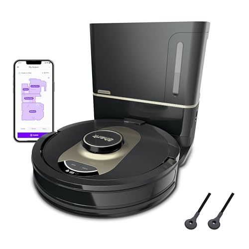 Shark AV2501AE AI Robot Vacuum with XL HEPA Self-Empty Base, Bagless, 60-Day Capacity, LIDAR Navigation, Perfect for Pet Hair, Compatible with Alexa