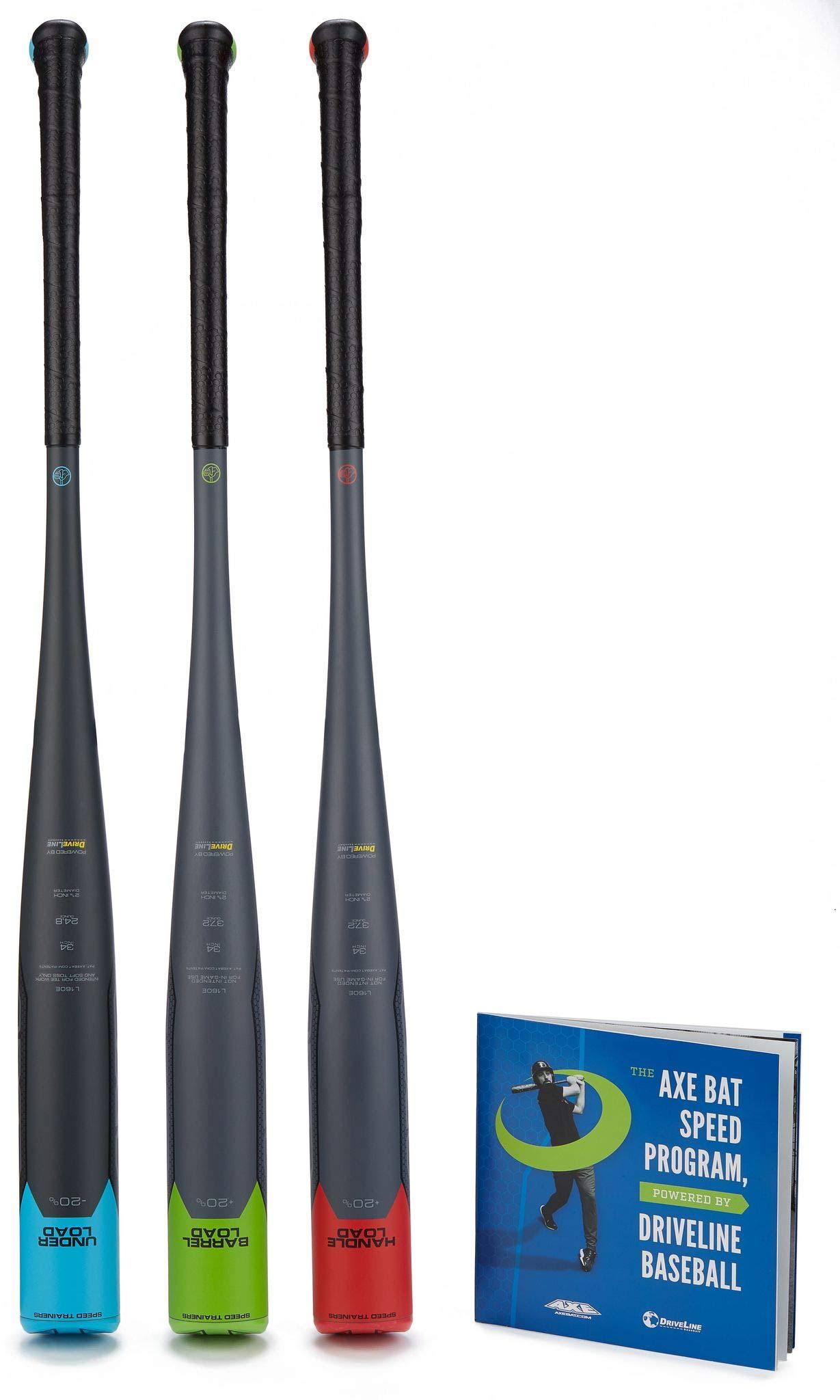 Axe Bat Speed Trainers Elite Hitting System Powered by Driveline Baseball 3-Pack w/Training Program - Avayadevconnect