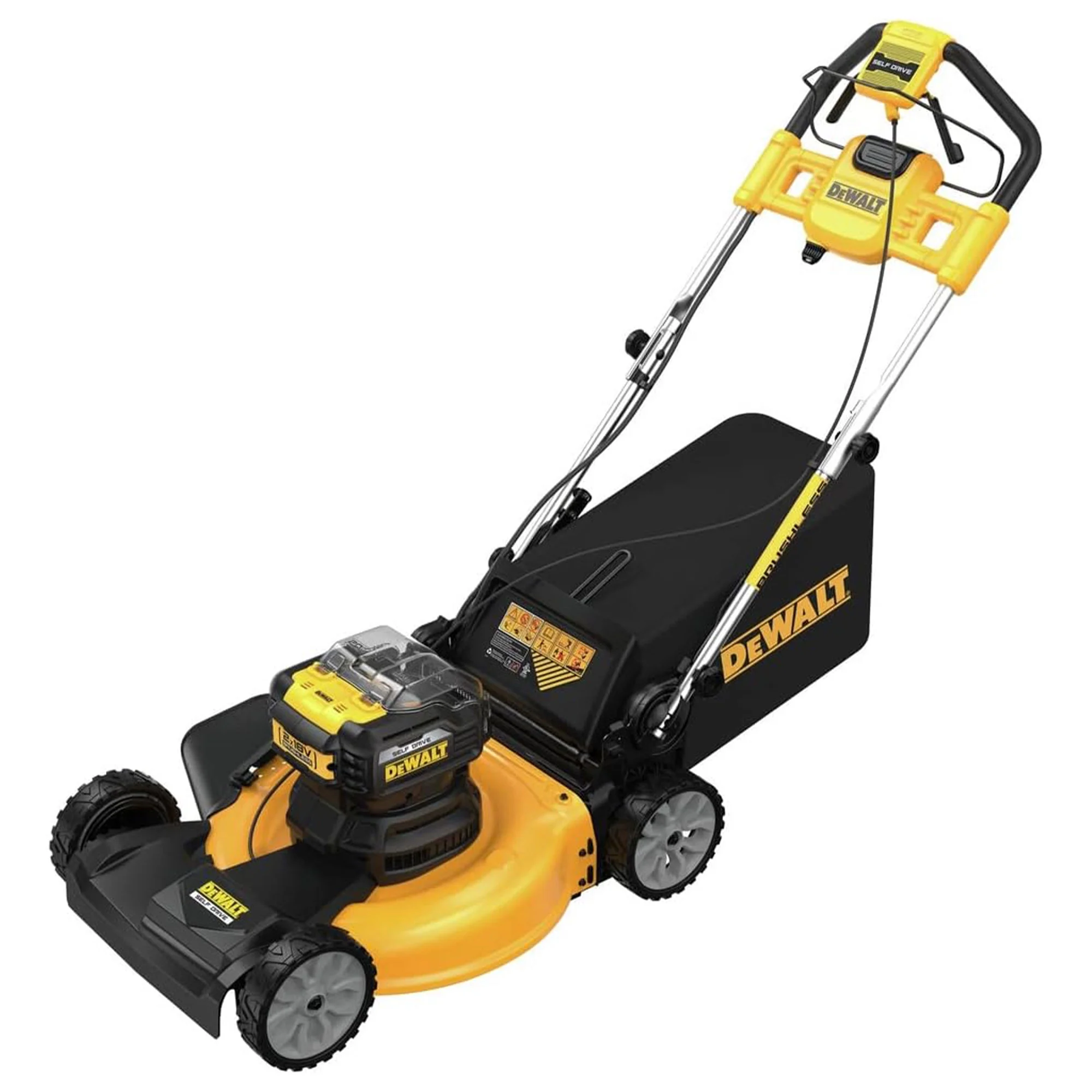 DEWALT 20V MAX Self Propelled 21.5 Inch Automatic Brushless Lawn Mower