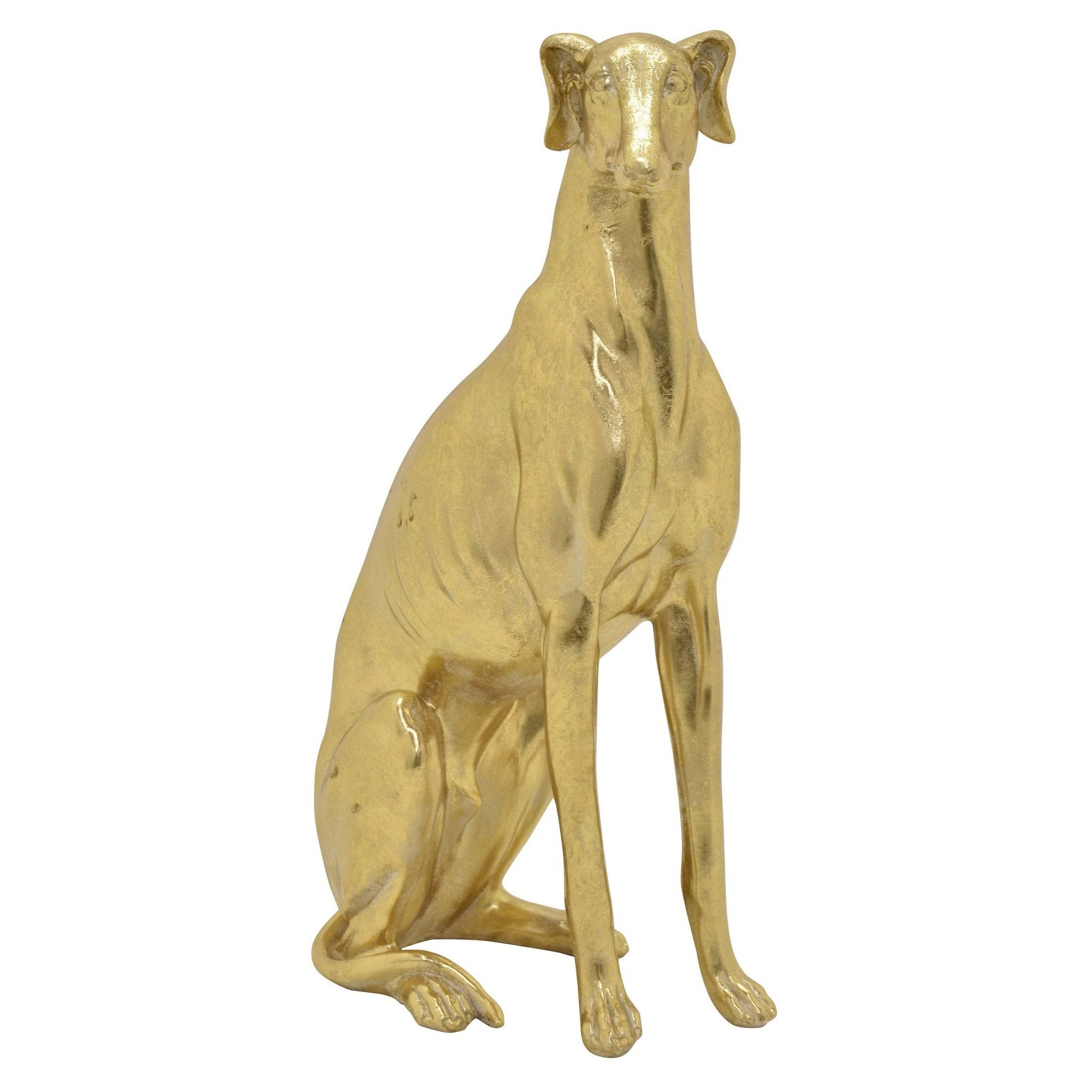Plutus Modern Dog Decoration in Gold - PBTH93868