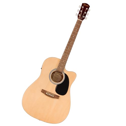 Fender FA-25CE Dreadnought Acoustic Electric Guitar, Beginner Guitar, with 2-Year Warranty