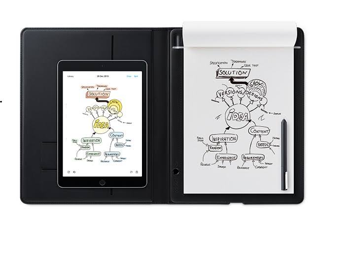 Wacom Bamboo Folio - Bluetooth Graphics Tablet - Dark Gray