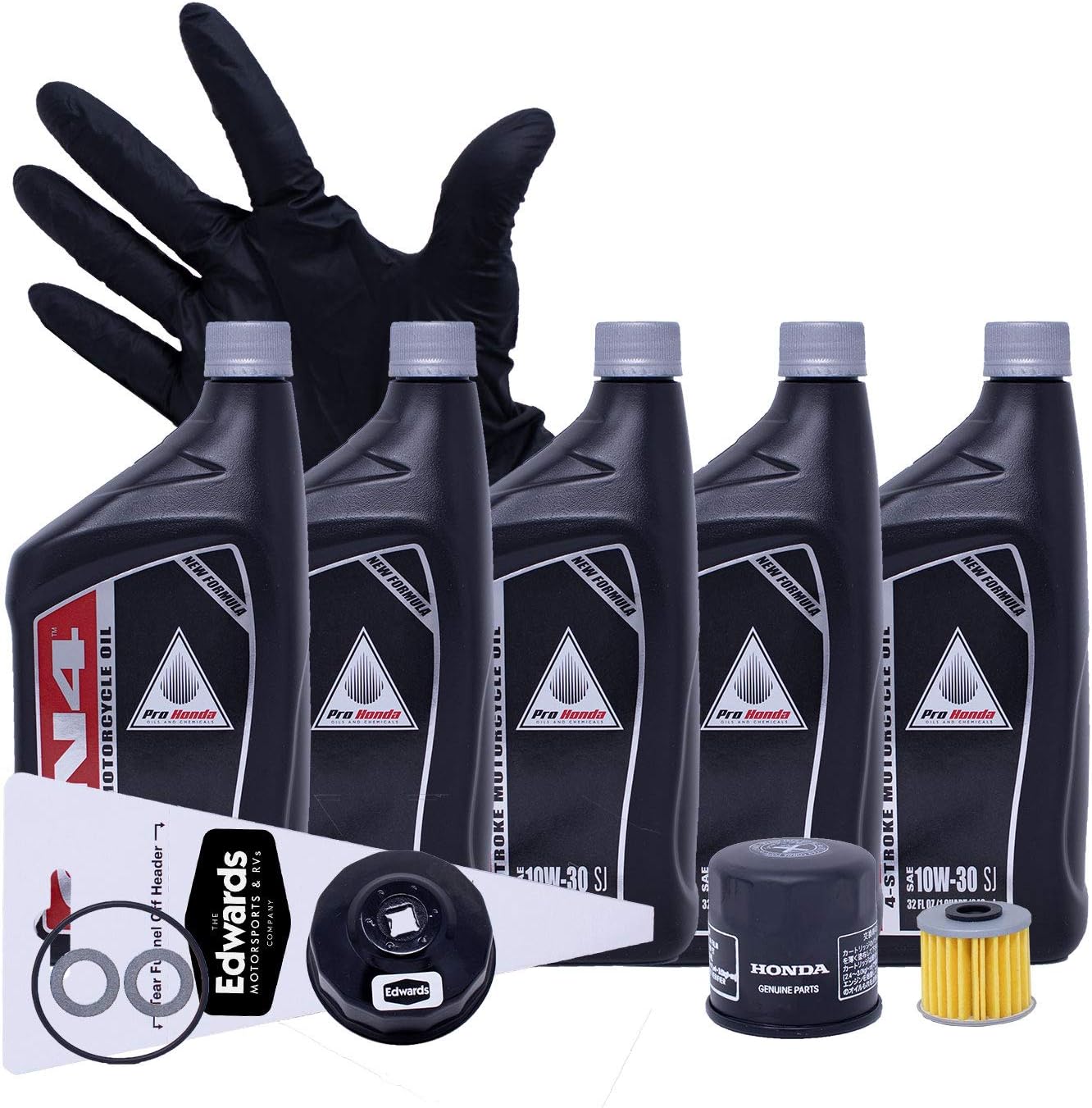 Edwards Oil Change Kit fits 2016-2019 Honda Africa Twin Dual Trans Pack of 2