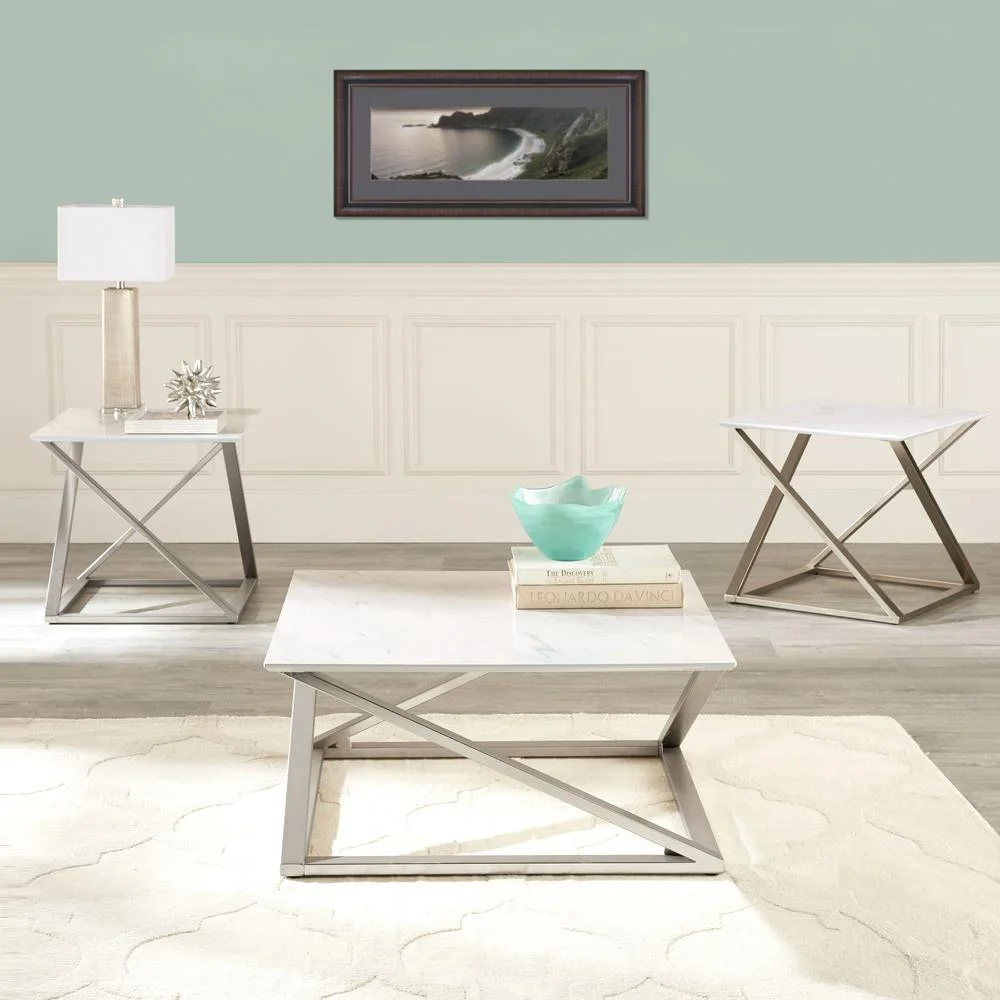 Steve Silver Zurich 3pc Occasional Table Set