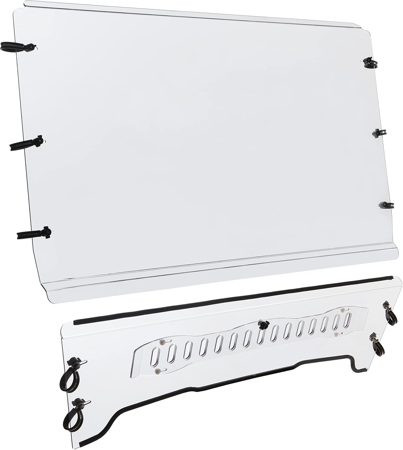 Kojem Full Vented Windshield Compatible with 2005-2020 John Deere Gator TS/TX/TE Clear Windscreen Scratch Resistant