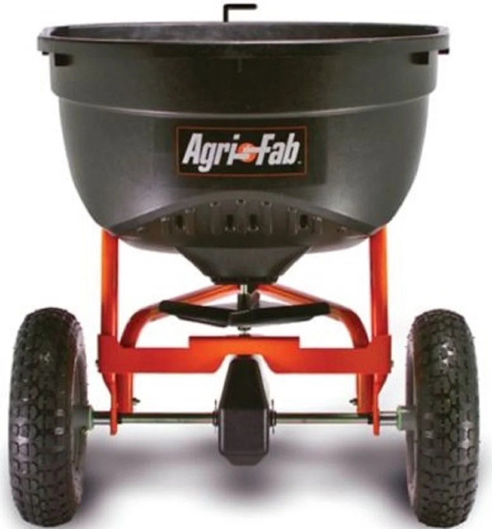 Agri-Fab 45-0463 Tow Behind Broadcast Spreader 130lb Capacity Metal Black - Curated Treasures Market