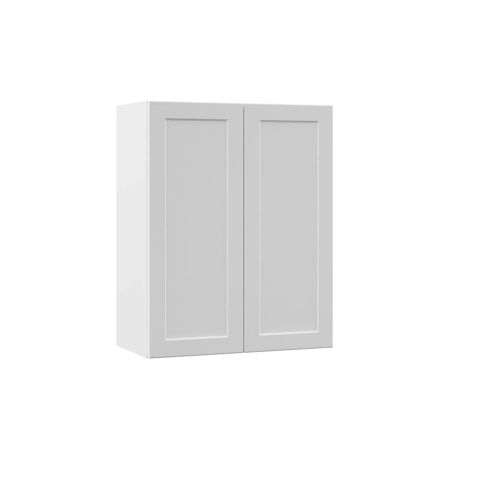 Hampton Bay Designer Series Melvern Assembled 24x30x12 in. Wall Kitchen Cabinet in White
