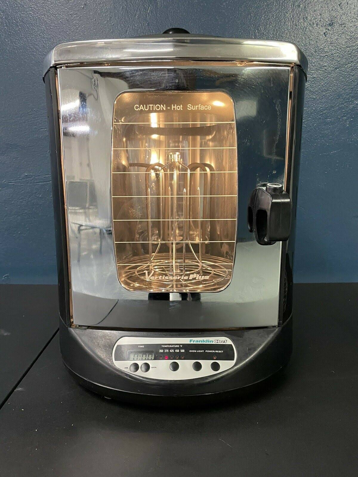 Franklin Chef Vertisserie Plus FR6100 Vertical Rotisserie Oven with Cook Top