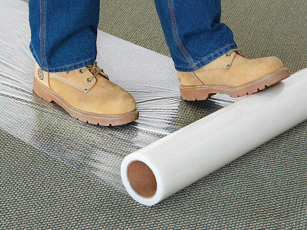 ULINE Carpet Protection Tape - 30x22 x 200&, 2.5 mil, Clear - S-19221