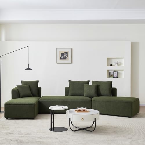 Convertible Sectional Sofa Couch for Living Room, Oversized L Shaped Couch with Chaise Lounge Sofa Set