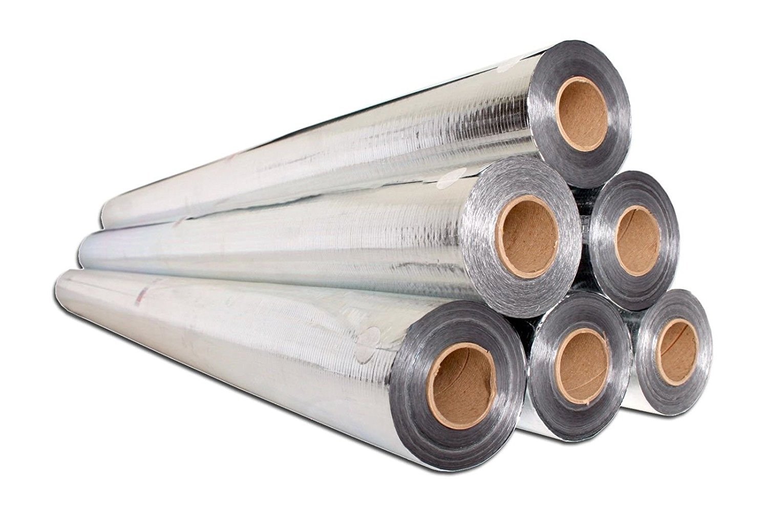 AES 500 sqft Aluminum Foil Insulation Sauna Vapor Barrier Waterproof Strong with Waterproof Heavy Duty Tape