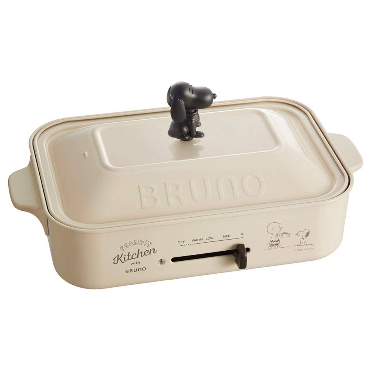 Bruno x Peanuts Snoopy Compact Hot Plate