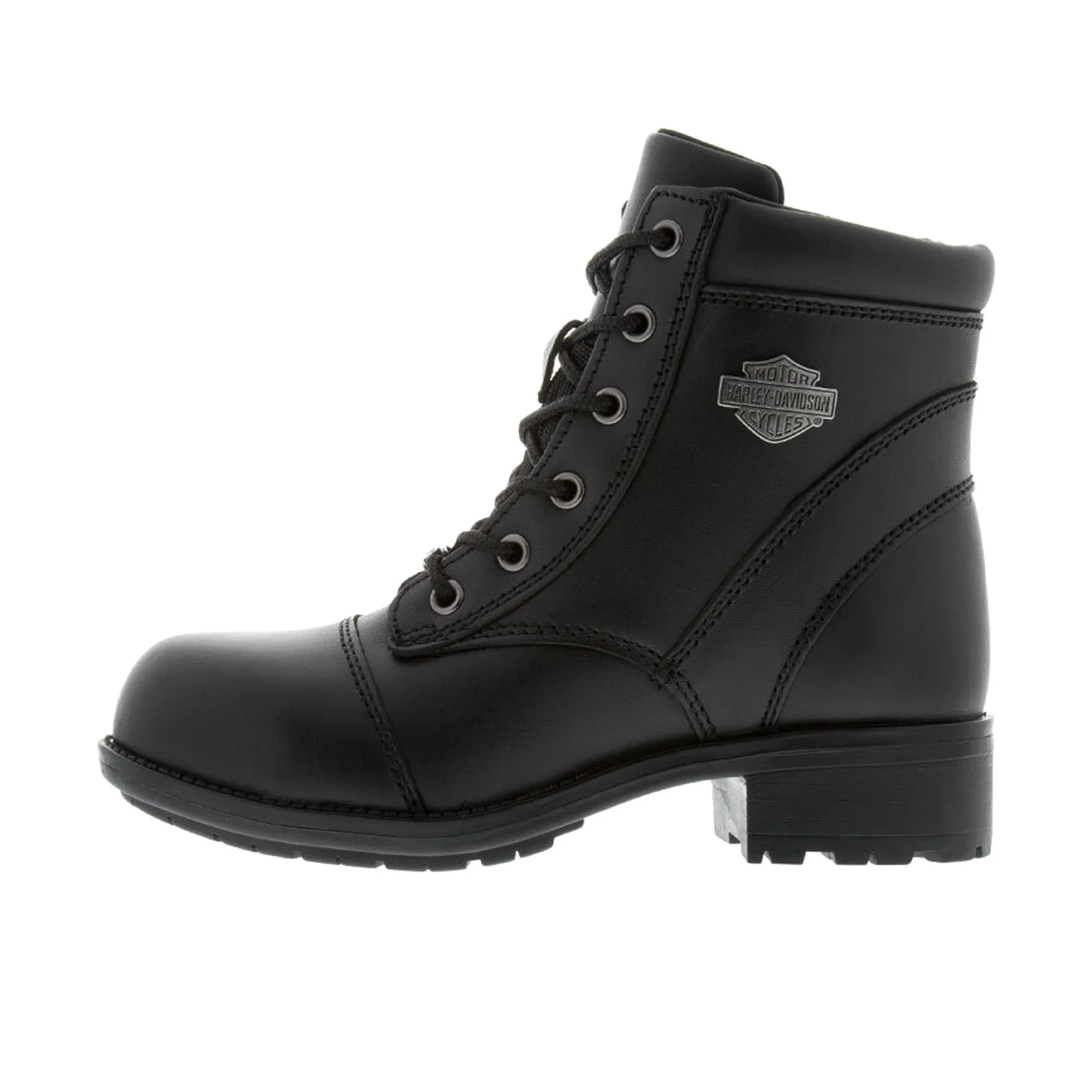Harley Davidson Womens Raine Steel Toe Black - Curated Treasures Market