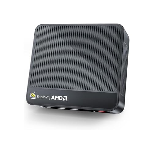 Beelink SER5 Pro Mini PC, AMD Ryzen 7 5800H(7nm, 8C/16T) up to 4.4GHz, Mini Computer 32GB DDR4 RAM 1TB NVME SSD, Micro PC 4K@60Hz Triple Display