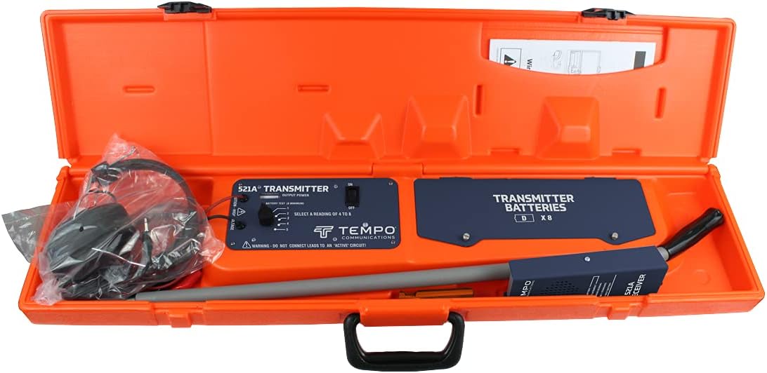 Tempo Communications 521A Professional Wire and Valve Locator - Troubleshoot Sprinkler Irrigation Systems (Latest Model)