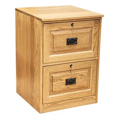 Guarani 2-Drawer Vertical Filing Cabinet Loon Peak Color: Light Oak