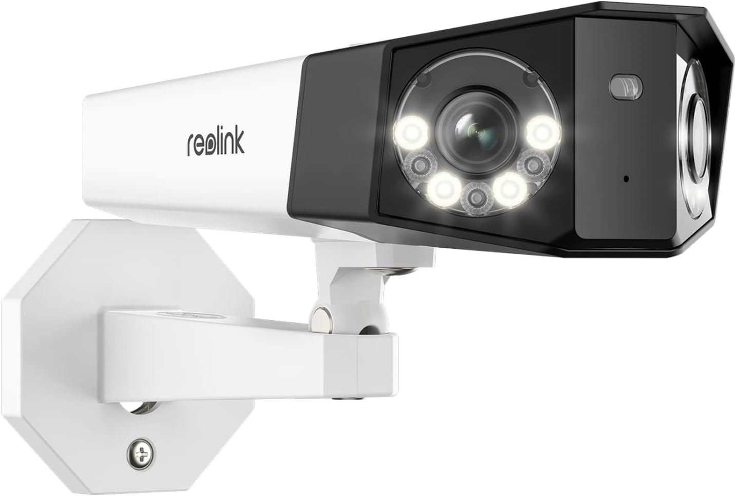 REOLINK Duo PoE, 4MP Dual Lens Outdoor Home Security IP PoE Camera, 150°Viewing Angle, Human/Vehicle Detection, Motion Spotlights Color Night Vision
