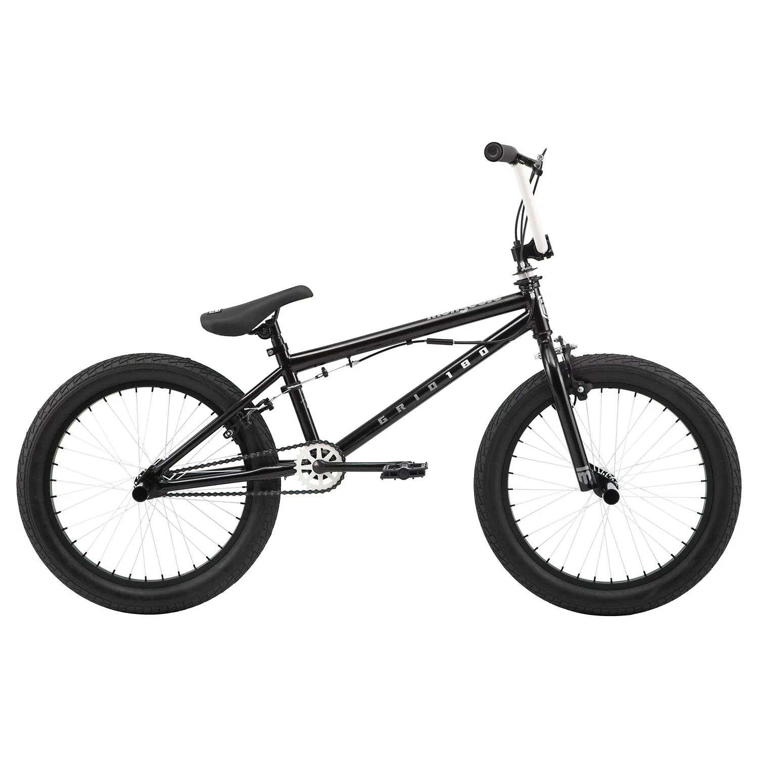 Mongoose Mongoose Grid 180 BMX Freestyle Bike, 20-Inch Wheels, Single Speed, Black - Radiant Selections