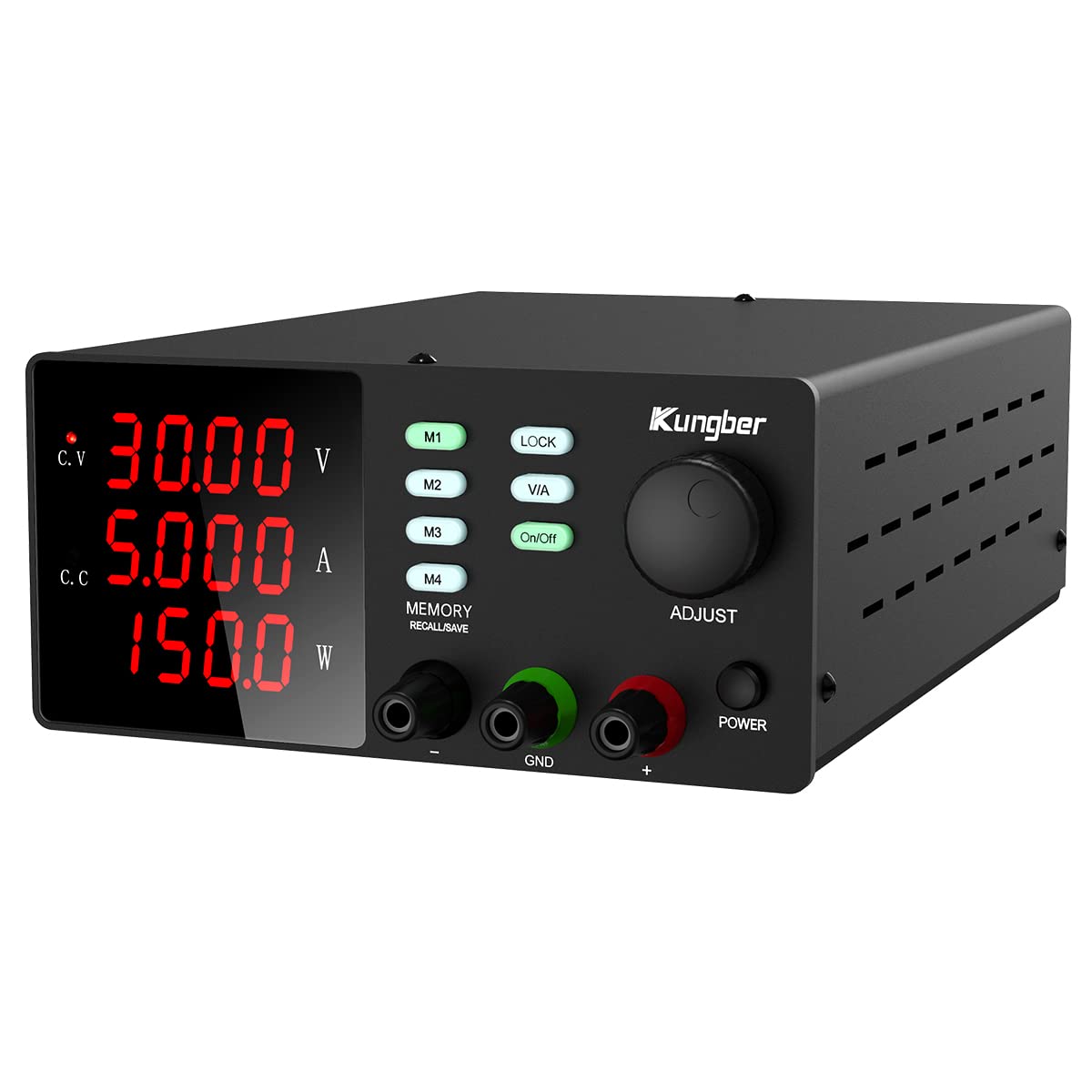 Kungber DC Power Supply Variable with Memory